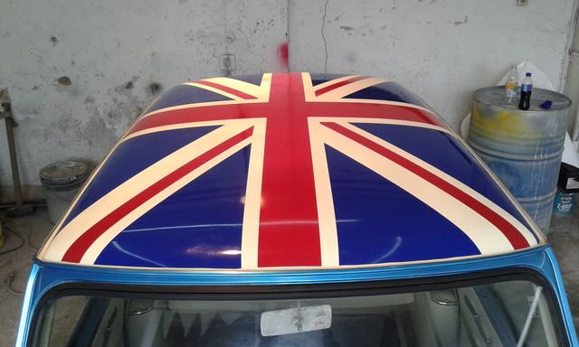 ROTULACION TOLDO MINI COOPER